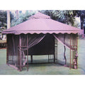 Replacement Canopy for Victory Garden 10 x 10 Scalloped Gazebo  - RipLock 350