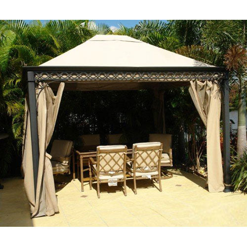 Lighted Gazebo Replacement Canopy - RipLock 350